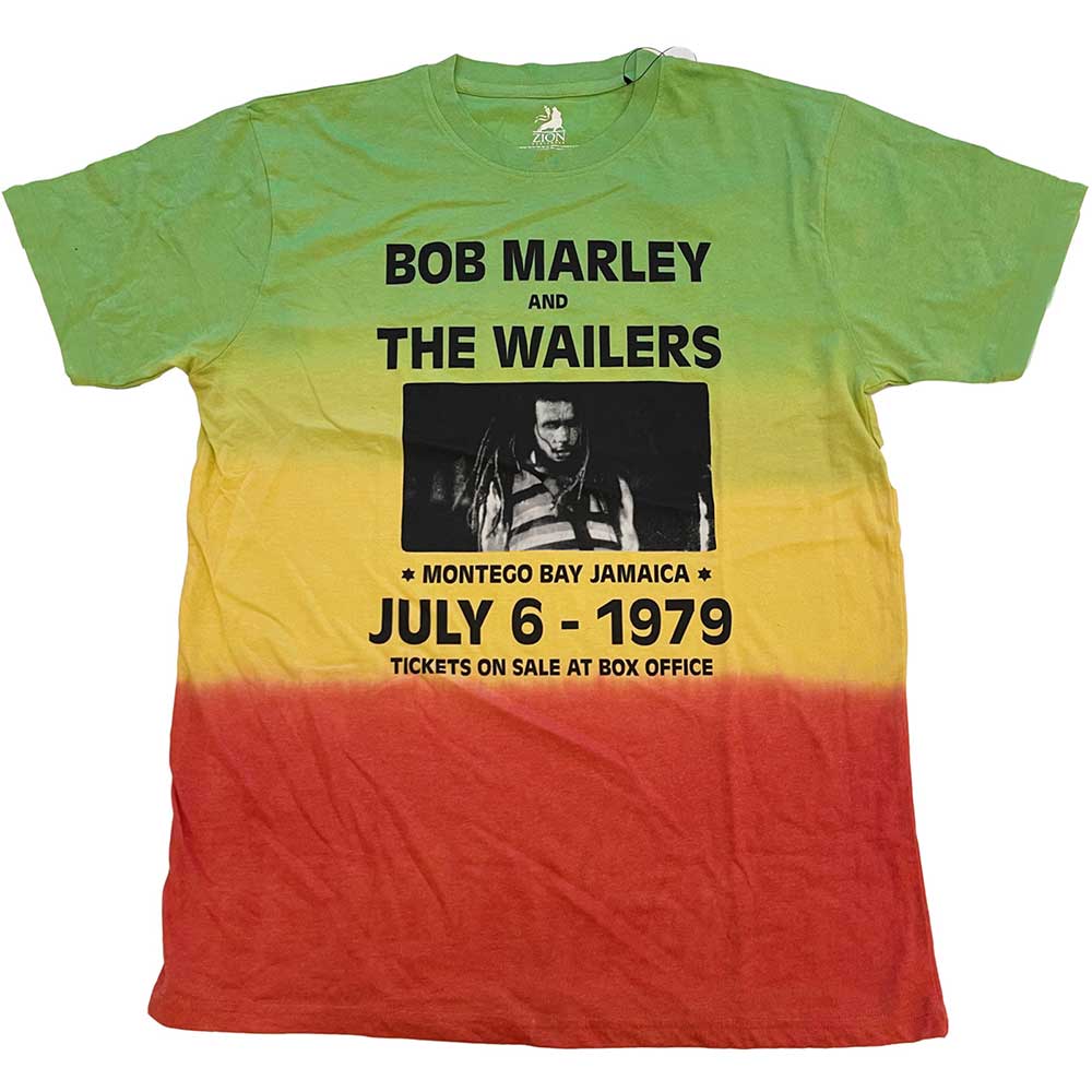 Bob Marley tričko Montego Bay Zelená S