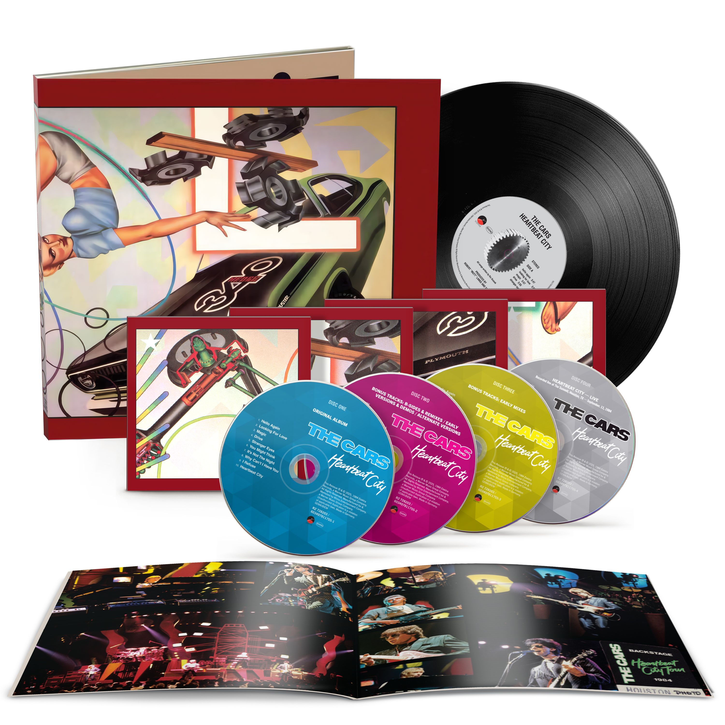 E-shop Cars: Heartbeat City (40th Anniversary Deluxe edition) - Vinyl +4 LP CD