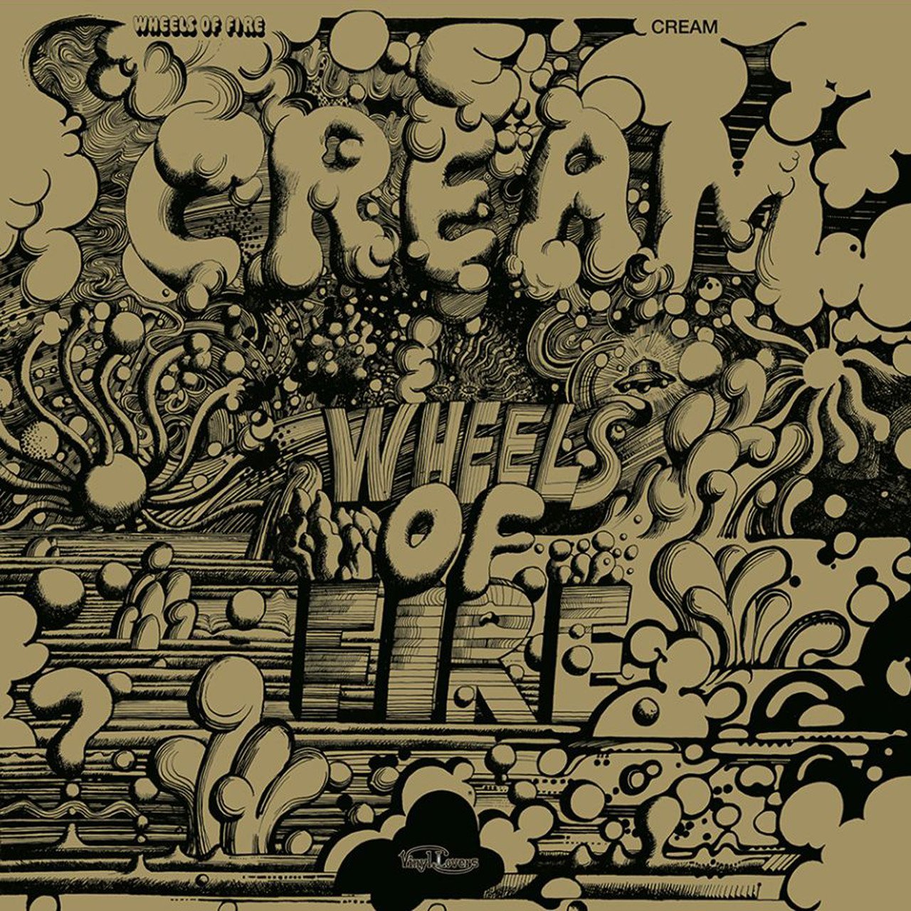 CREAM - WHEELS OF FIRE, Vinyl