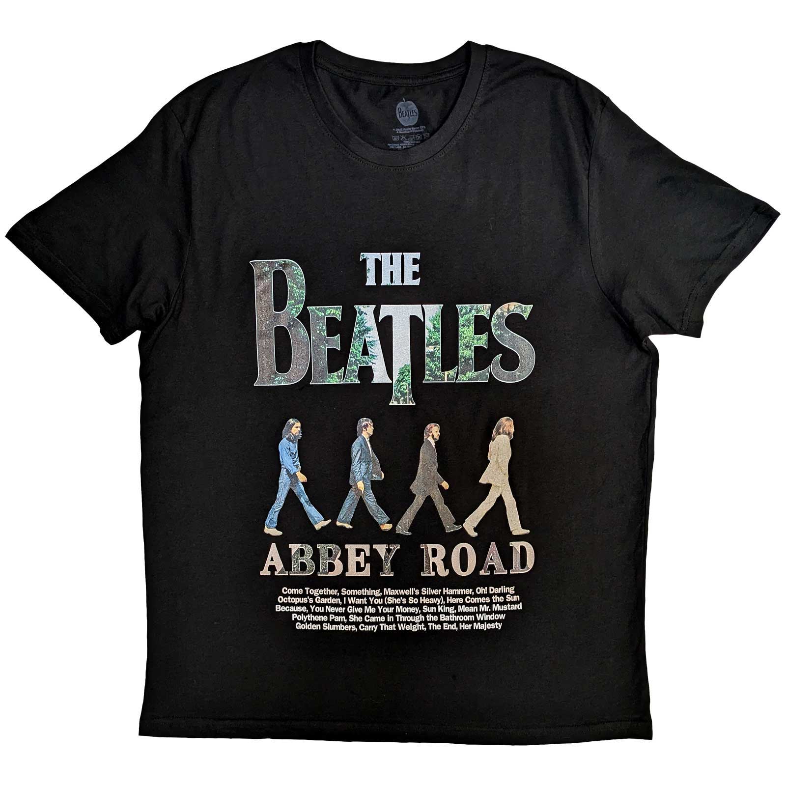 The Beatles tričko Abbey Road \'23 Čierna L