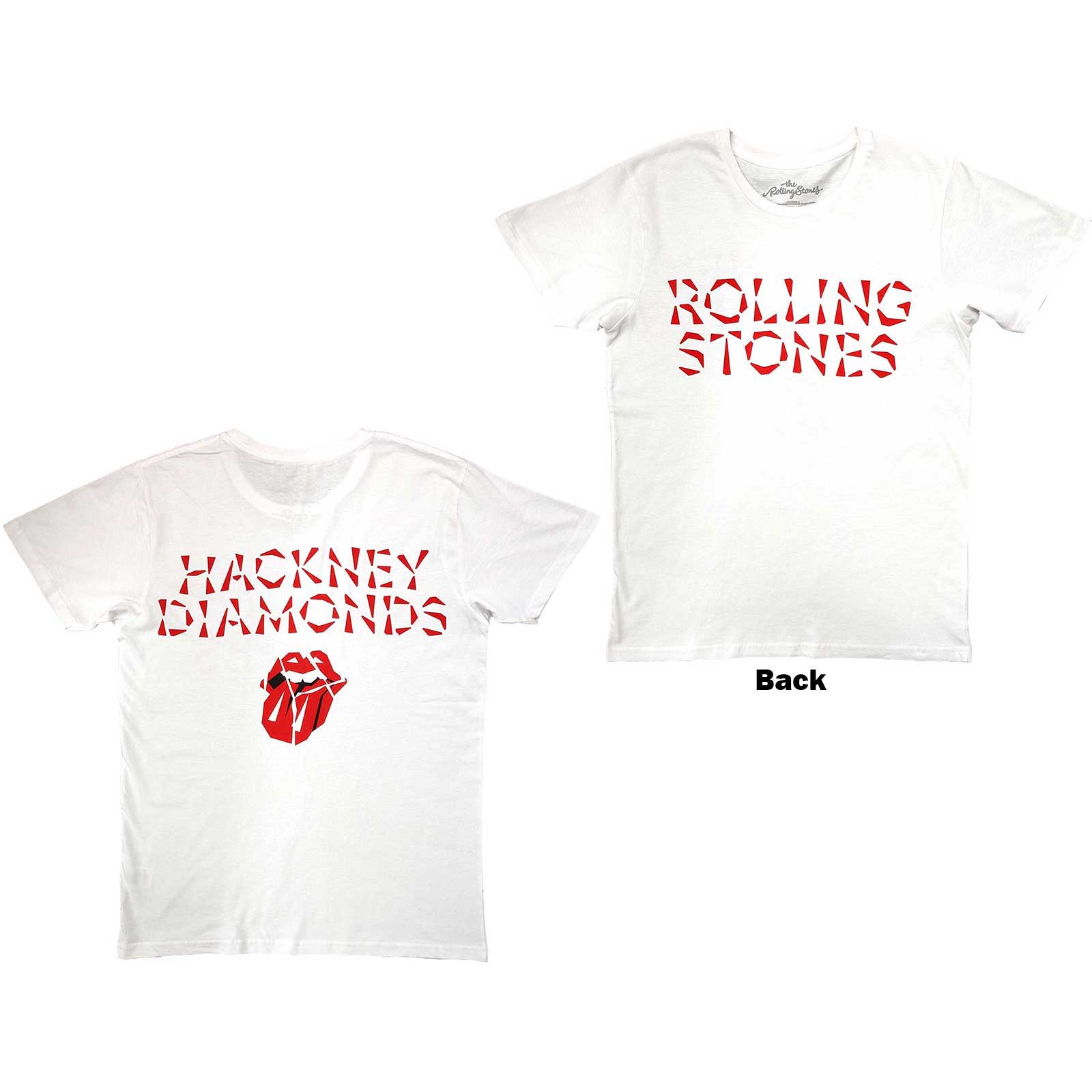 The Rolling Stones tričko Hackney Diamonds Biela XXL