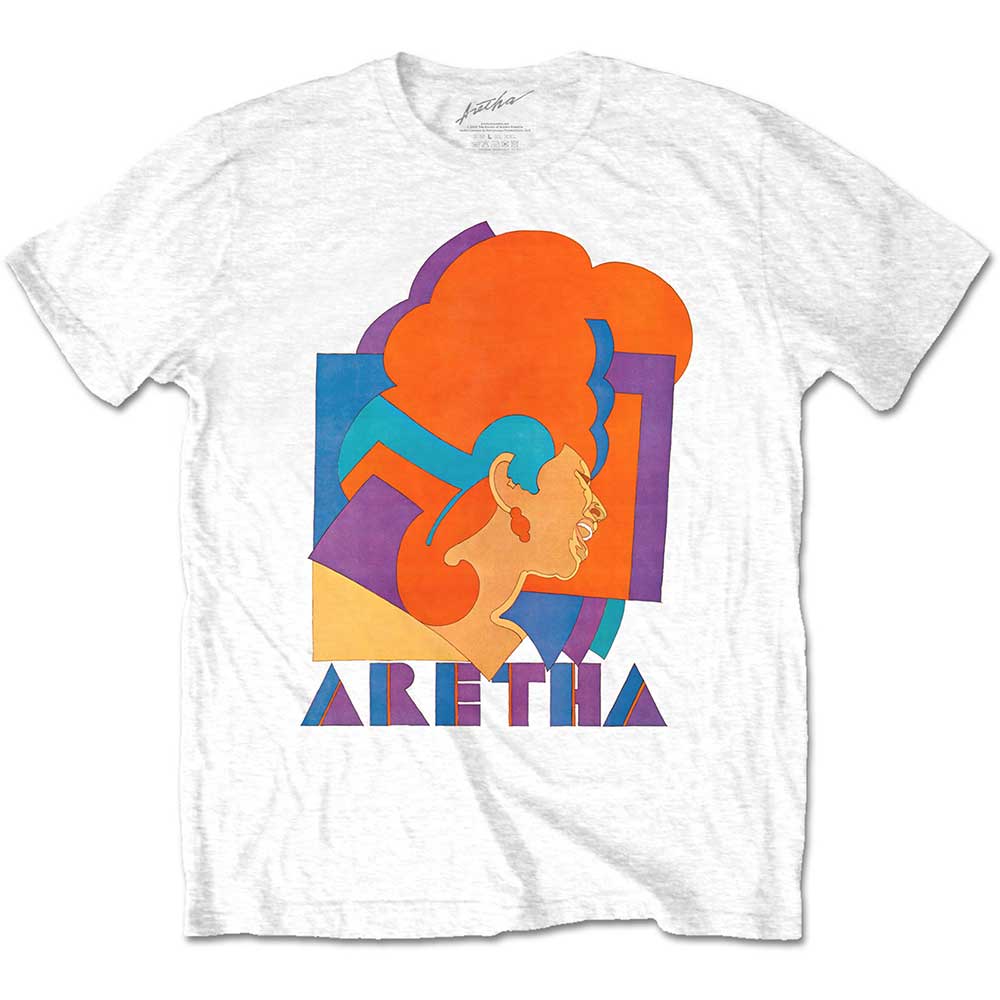 Aretha Franklin tričko Milton Graphic Biela XL