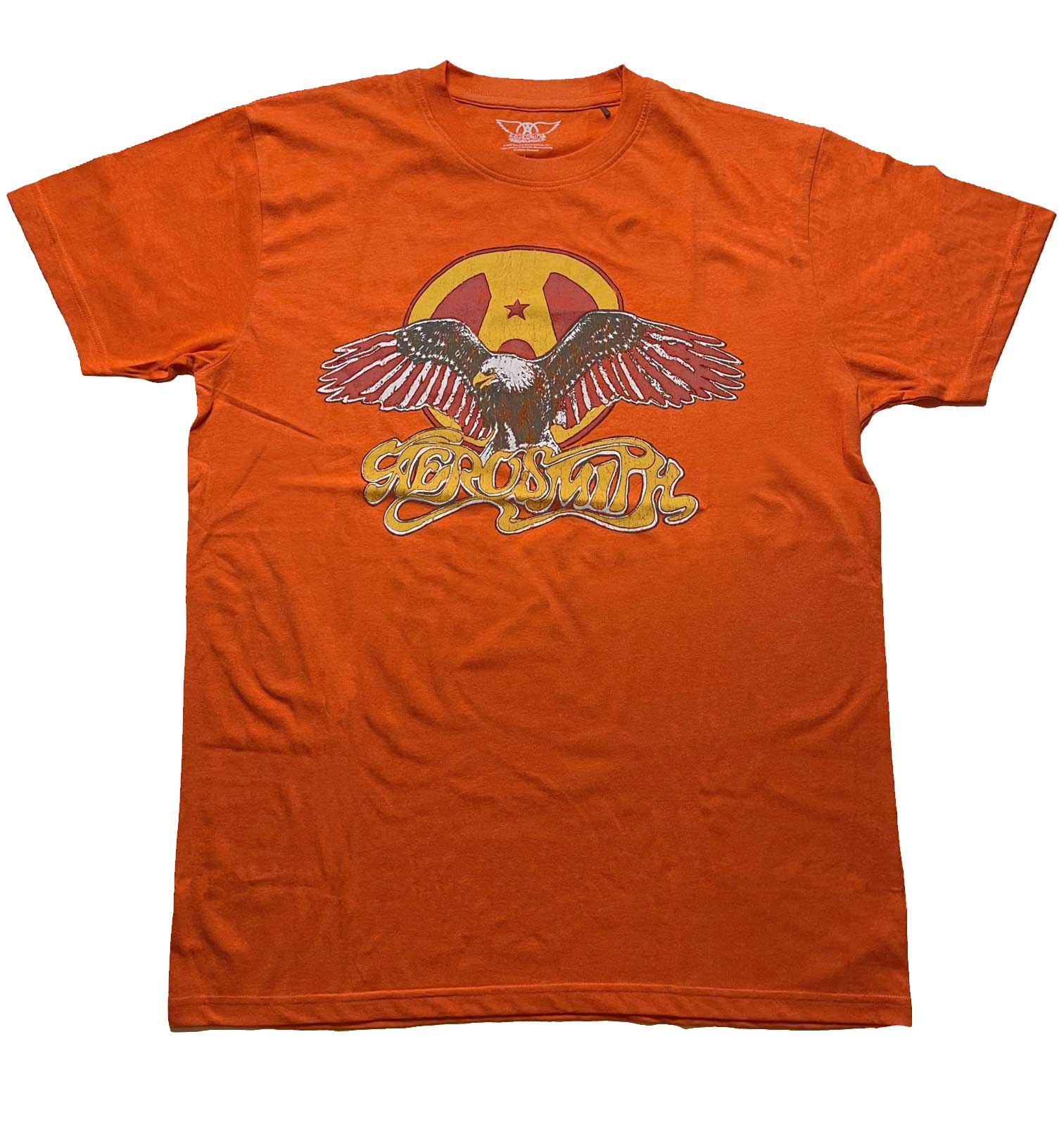 Aerosmith tričko Eagle Oranžová L