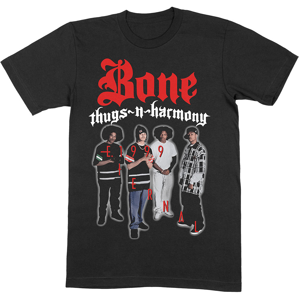 Bone Thugs-n-Harmony tričko E. 1999 Čierna S
