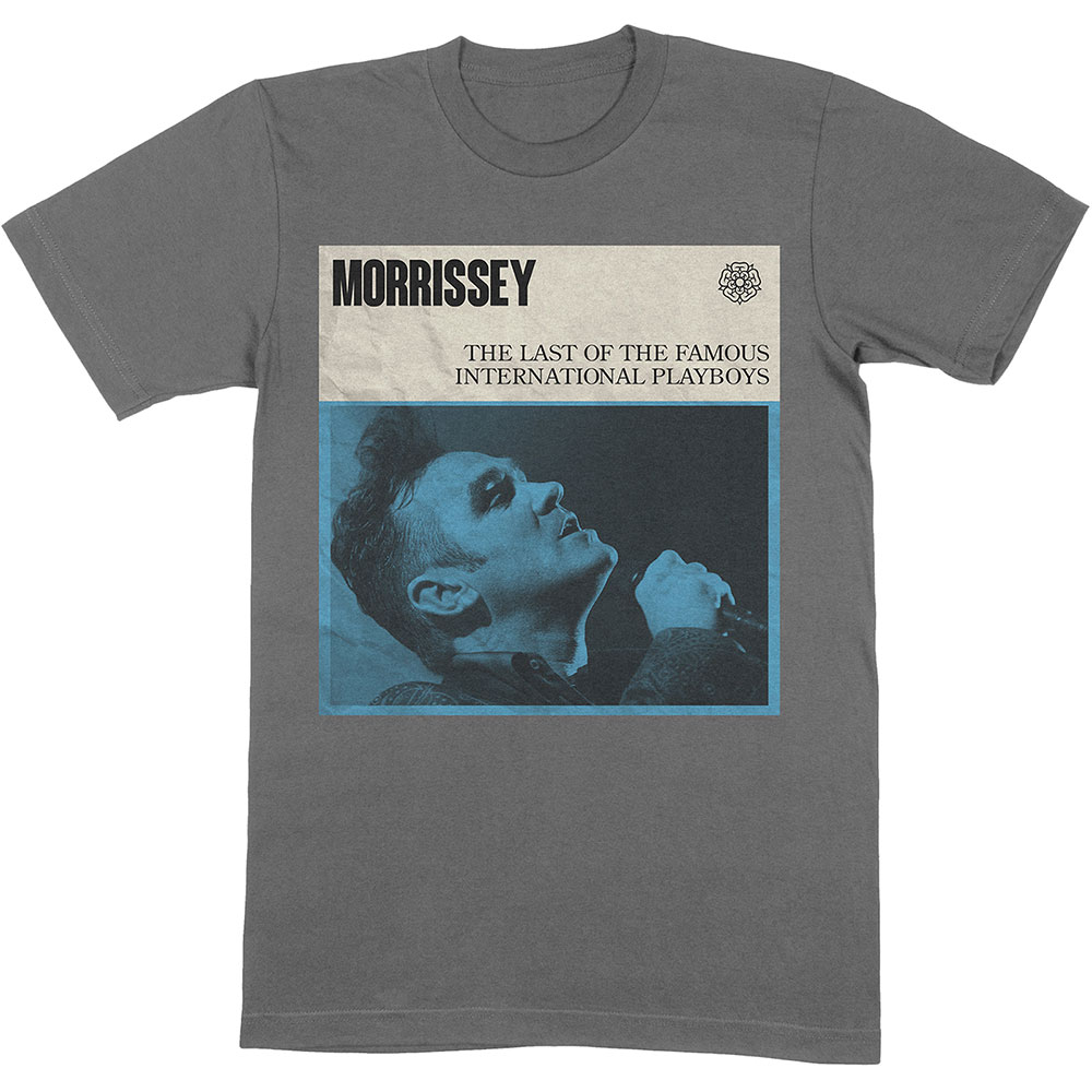 Morrissey tričko International Playboys Šedá L