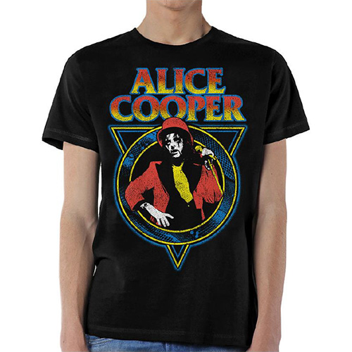 Alice Cooper tričko Snake Skin Čierna XL