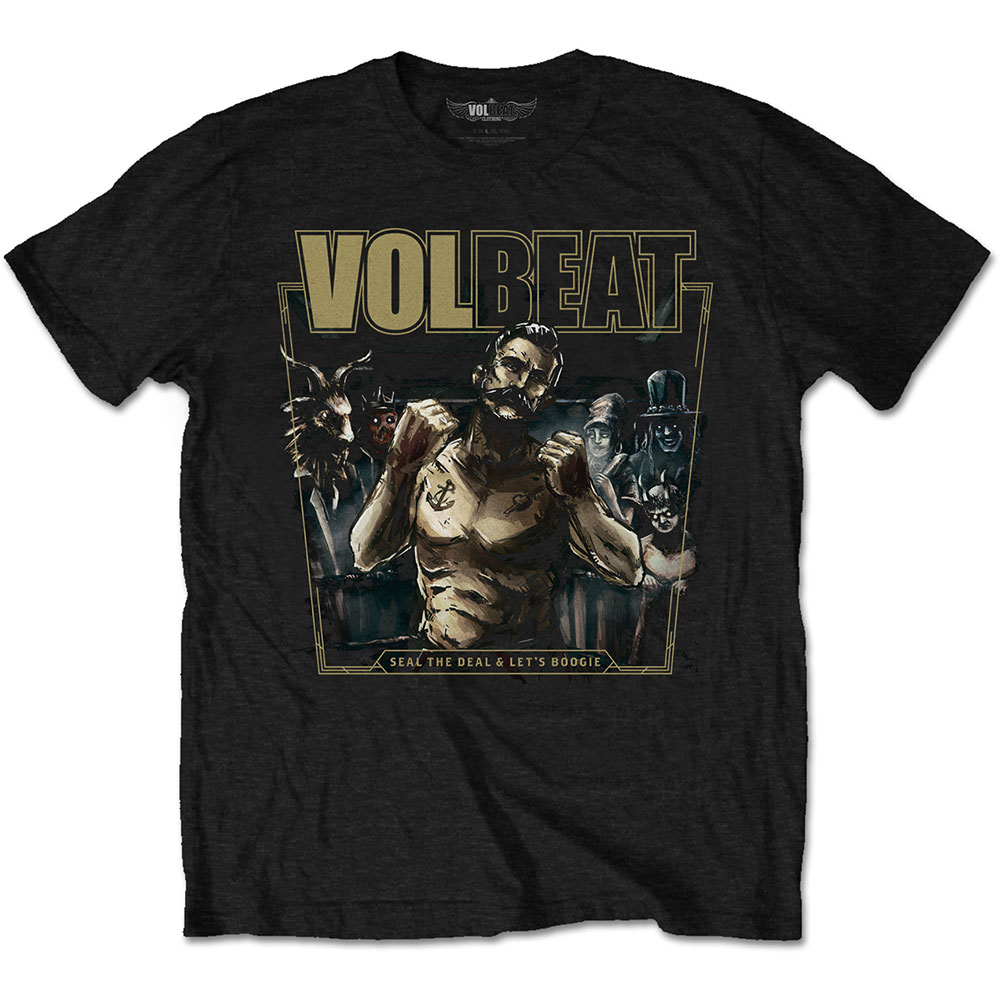 Volbeat tričko Seal the Deal Čierna XXL