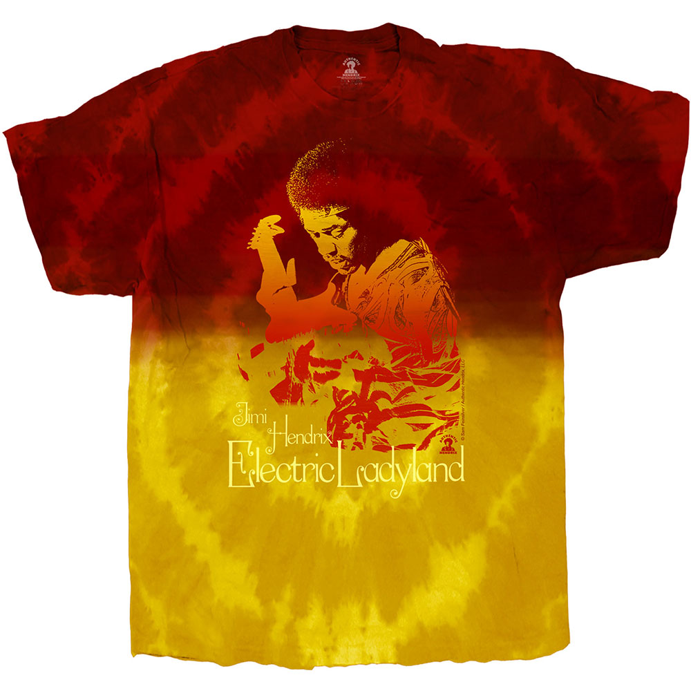 Jimi Hendrix tričko Electric Ladyland Červená M