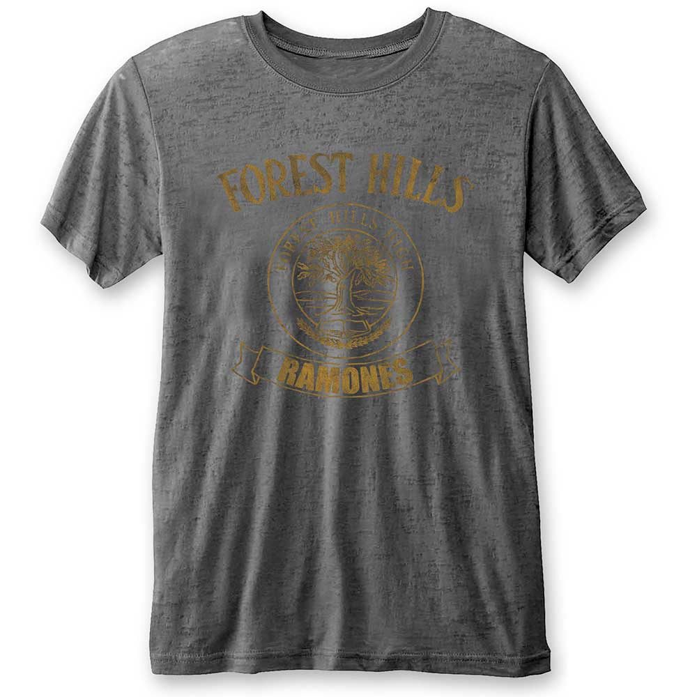 Ramones tričko Forest Hills Šedá XL