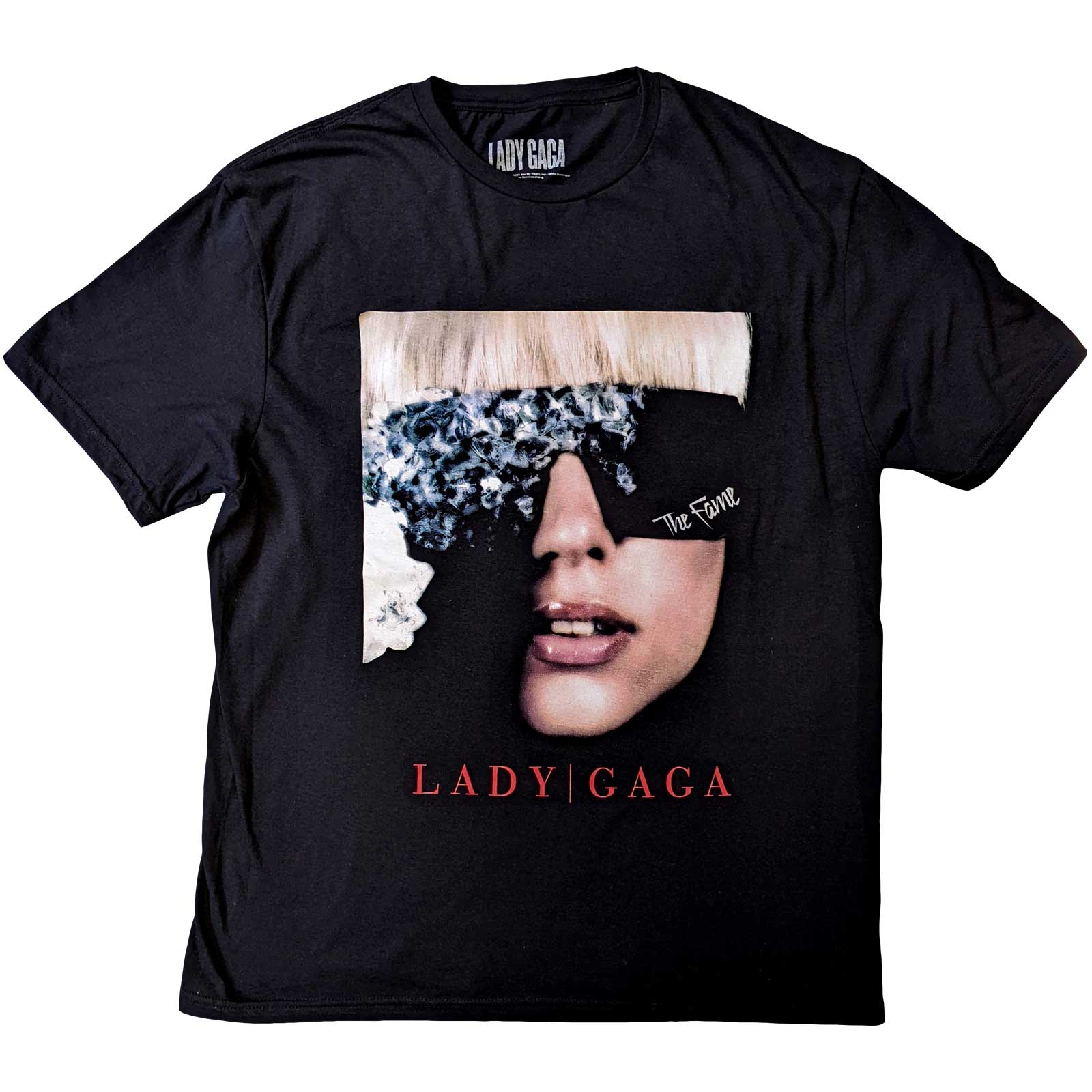 Lady Gaga tričko The Fame Photo Čierna L