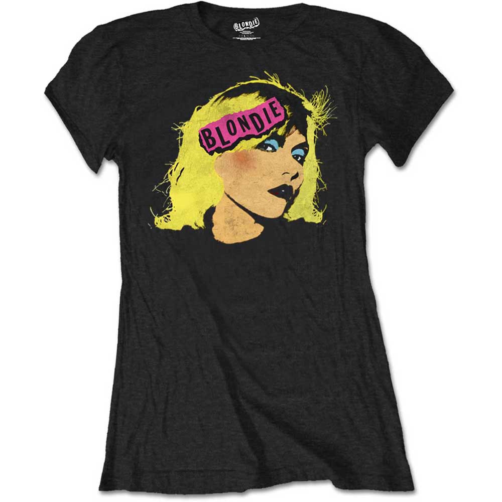 Blondie tričko Punk Logo Čierna M