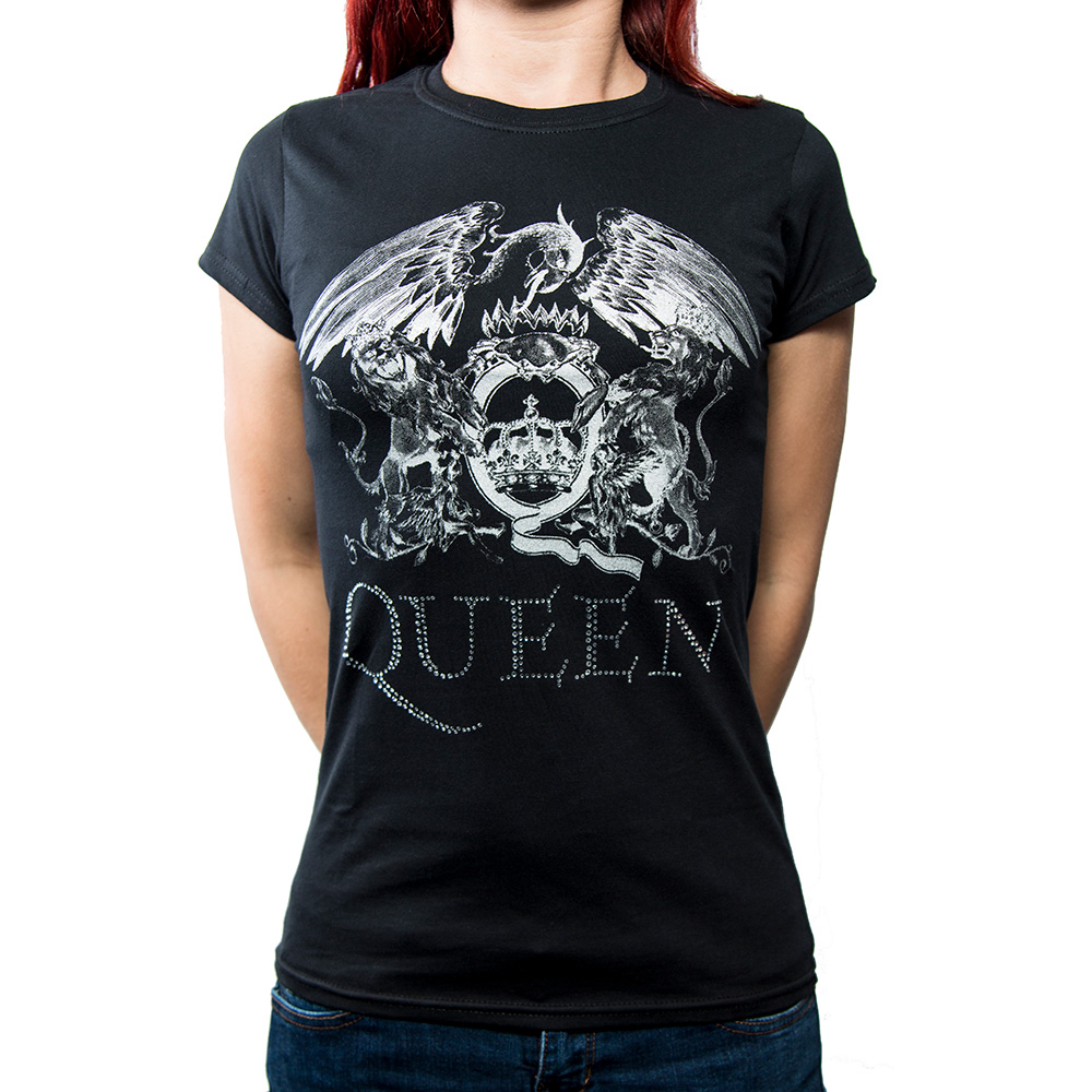 Queen tričko Logo Čierna S