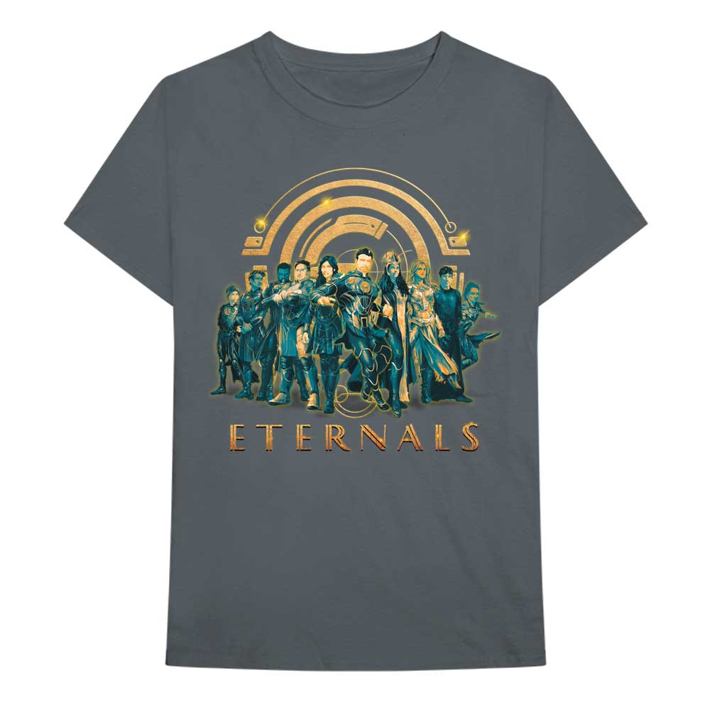 Marvel tričko Eternals Heroes Šedá XL