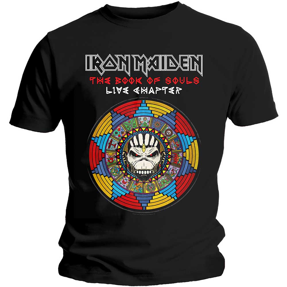 Iron Maiden tričko Book of Souls Live Chapter Čierna XXL