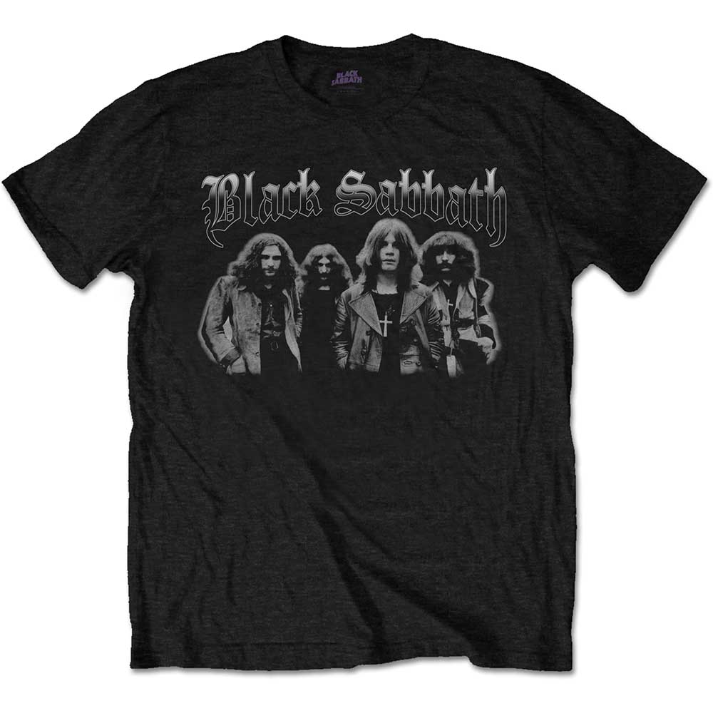 Black Sabbath tričko Greyscale Group Čierna M