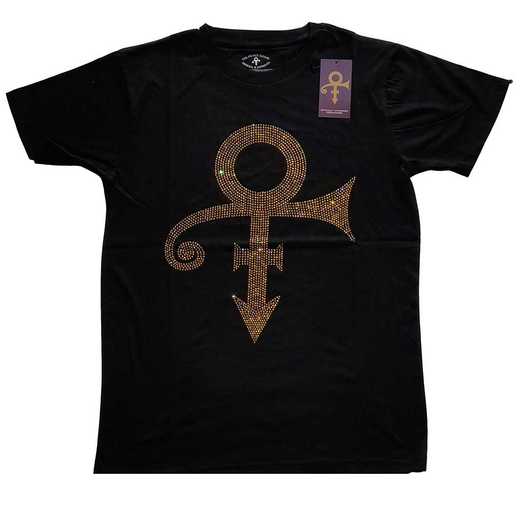 Prince tričko Gold Symbol Čierna S