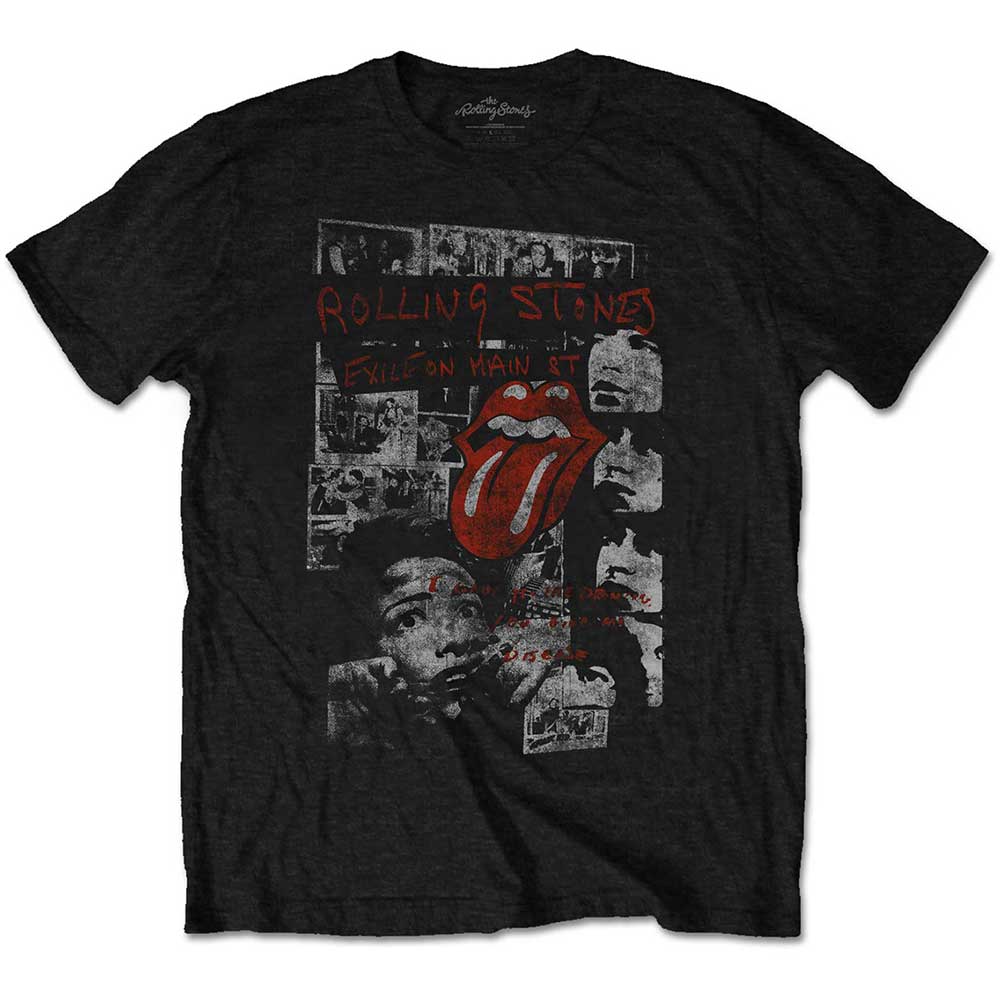 The Rolling Stones tričko Elite Faded Čierna XL