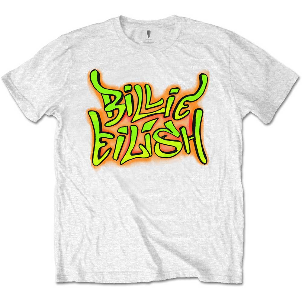Billie Eilish tričko Graffiti Biela 12-14 rokov