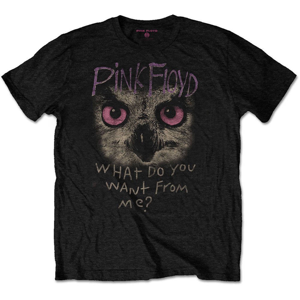 Pink Floyd tričko Owl - WDYWFM? Čierna XXL
