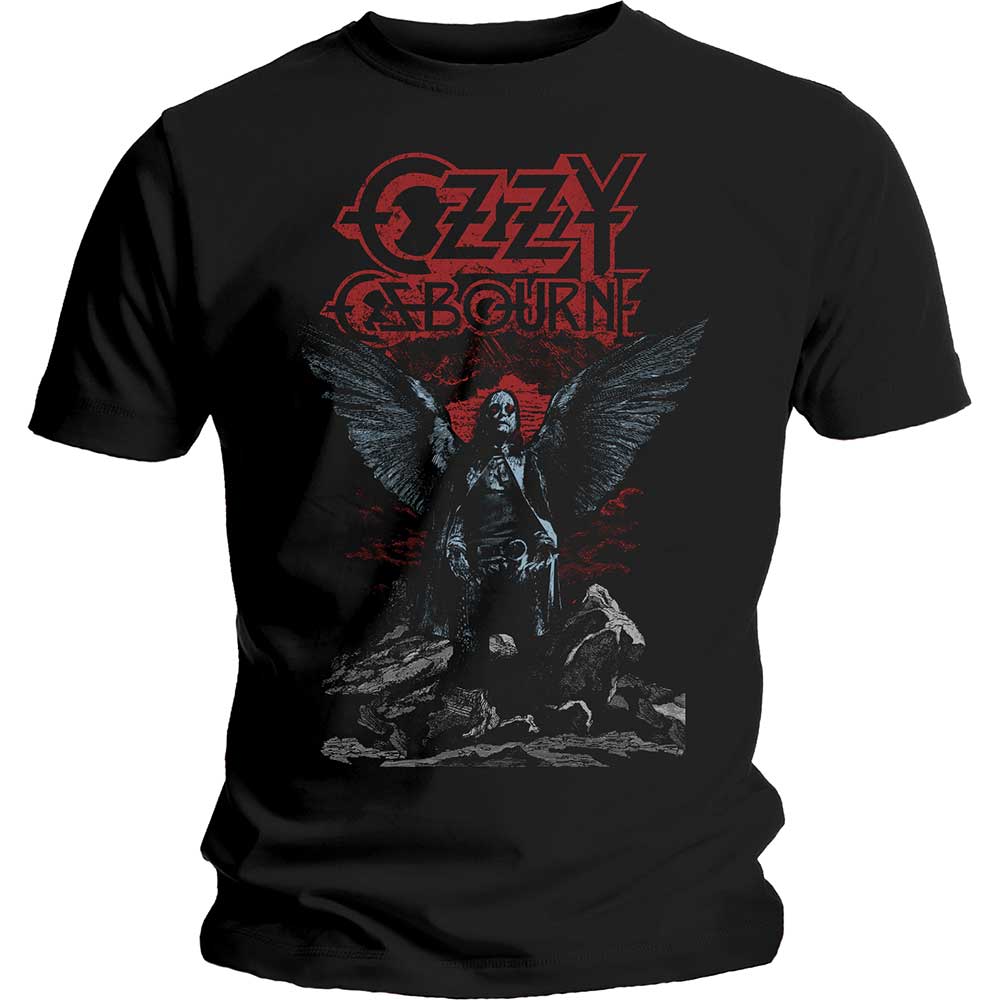 Ozzy Osbourne tričko Angel Wings Čierna S