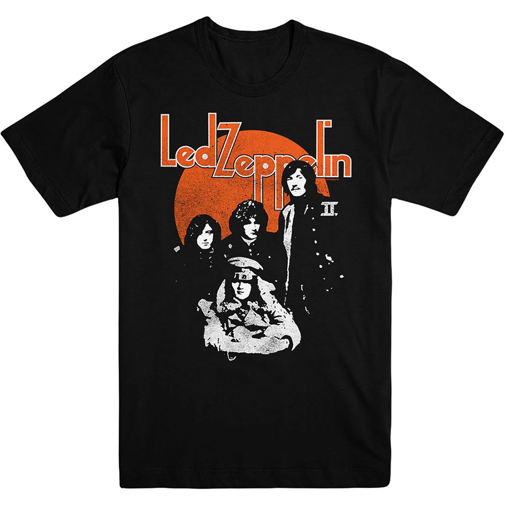 Led Zeppelin tričko Orange Circle Čierna S