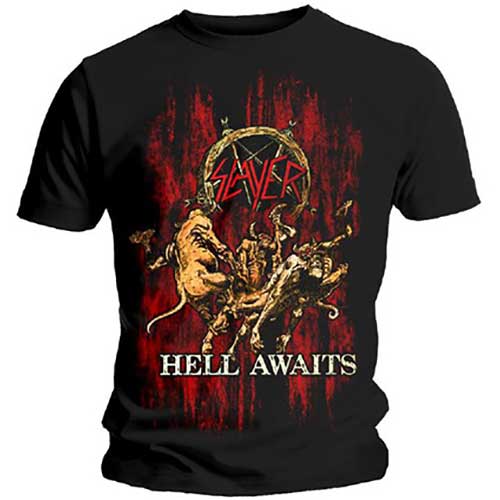 Slayer tričko Hell Awaits Čierna L