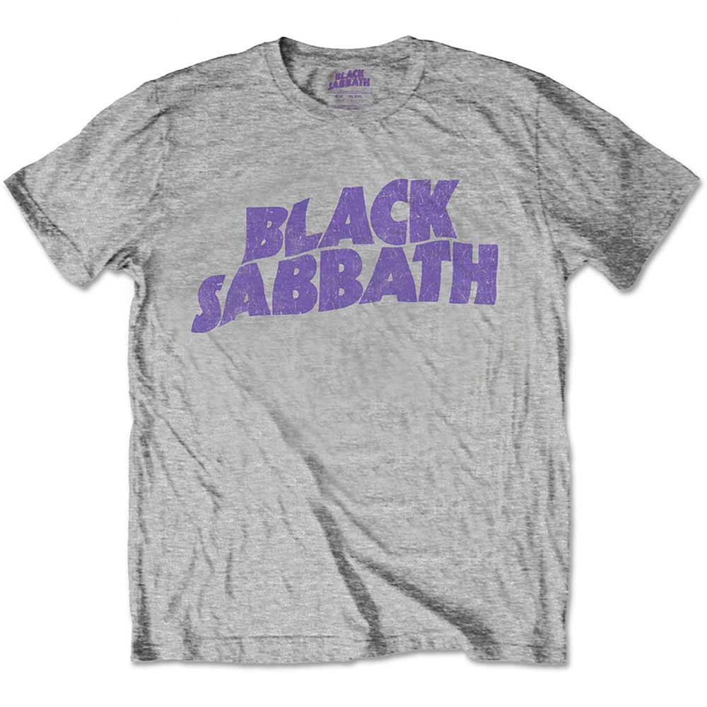 Black Sabbath tričko Wavy Logo Šedá 7-8 rokov