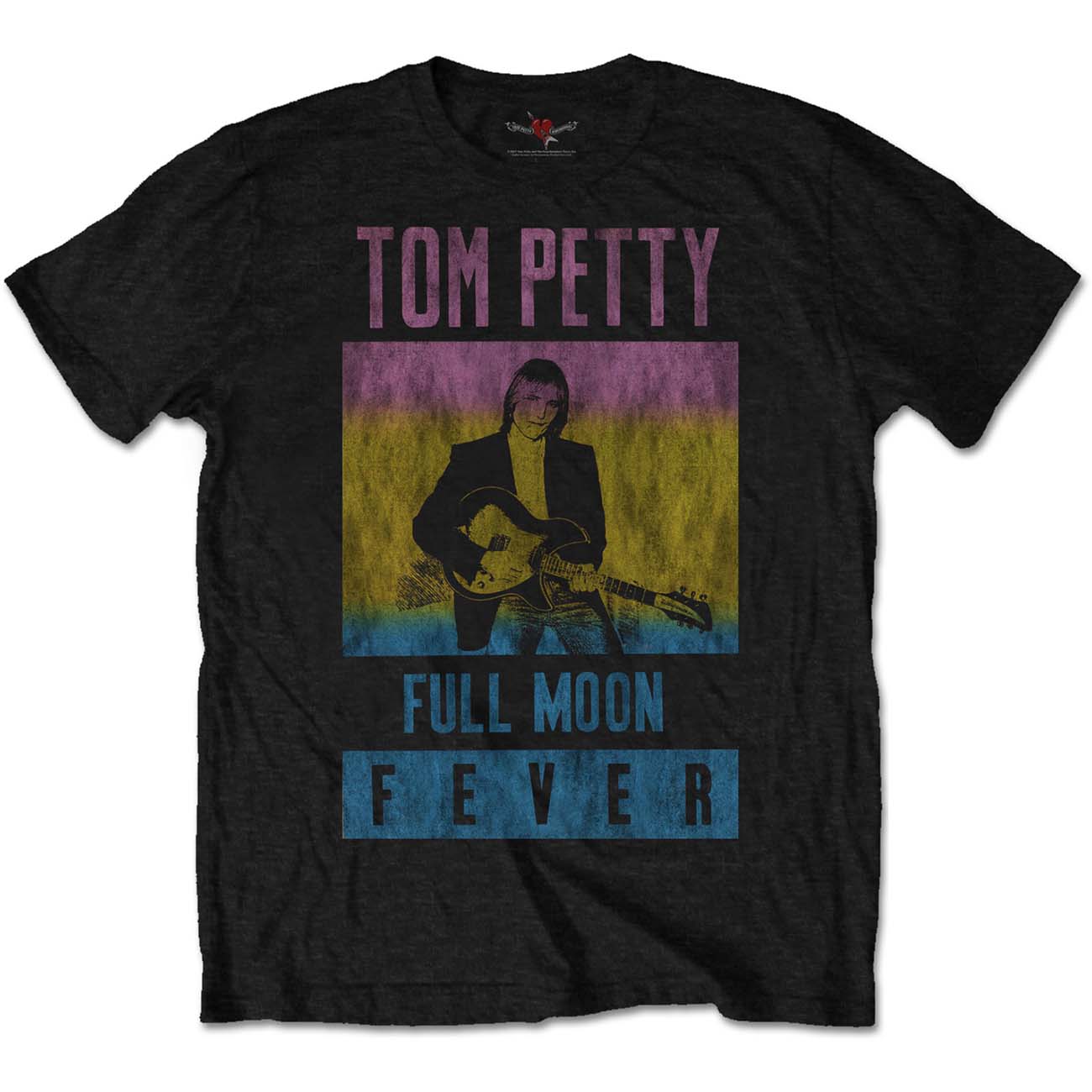 Tom Petty & The Heartbreakers tričko Full Moon Fever Čierna S
