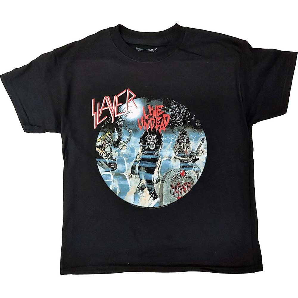 Slayer tričko Live Undead Čierna 12-14 rokov