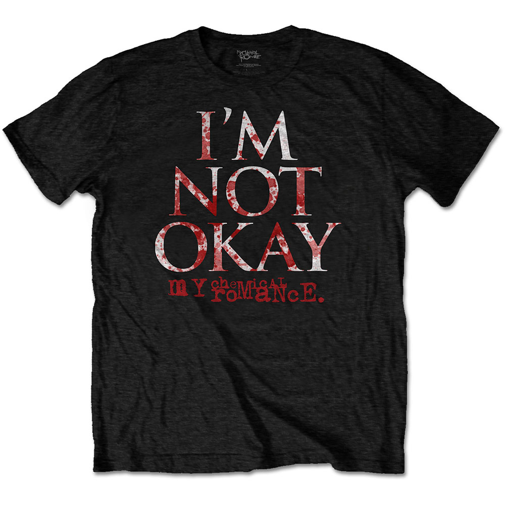 My Chemical Romance tričko I\'m Not Okay Čierna XXL