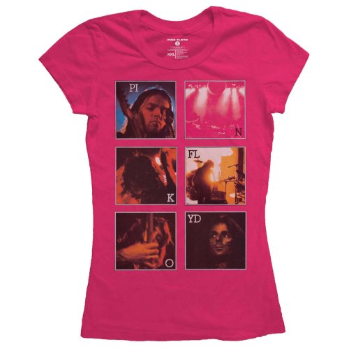 Pink Floyd tričko Live Poster Ružová XL