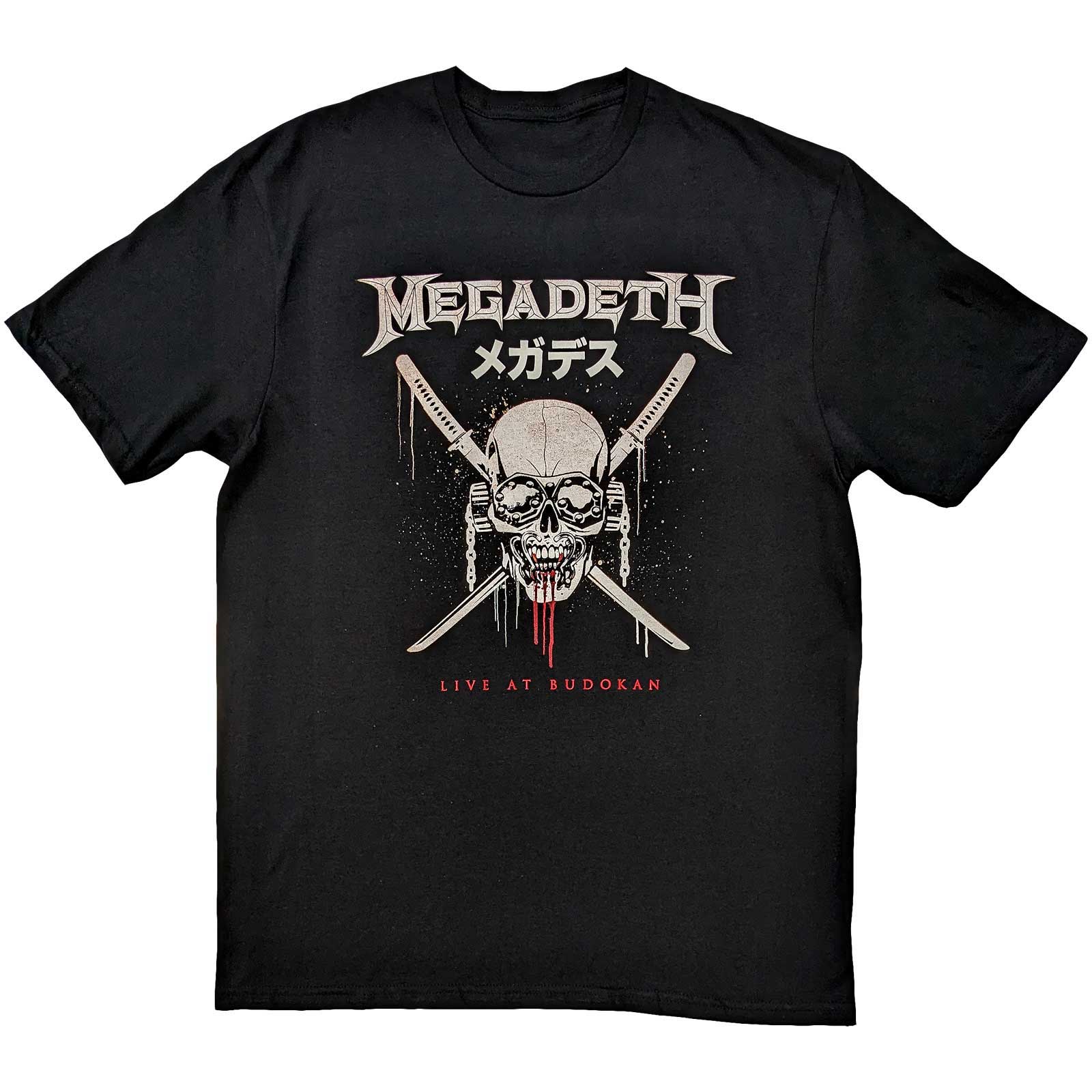 Megadeth tričko Crossed Swords Čierna S