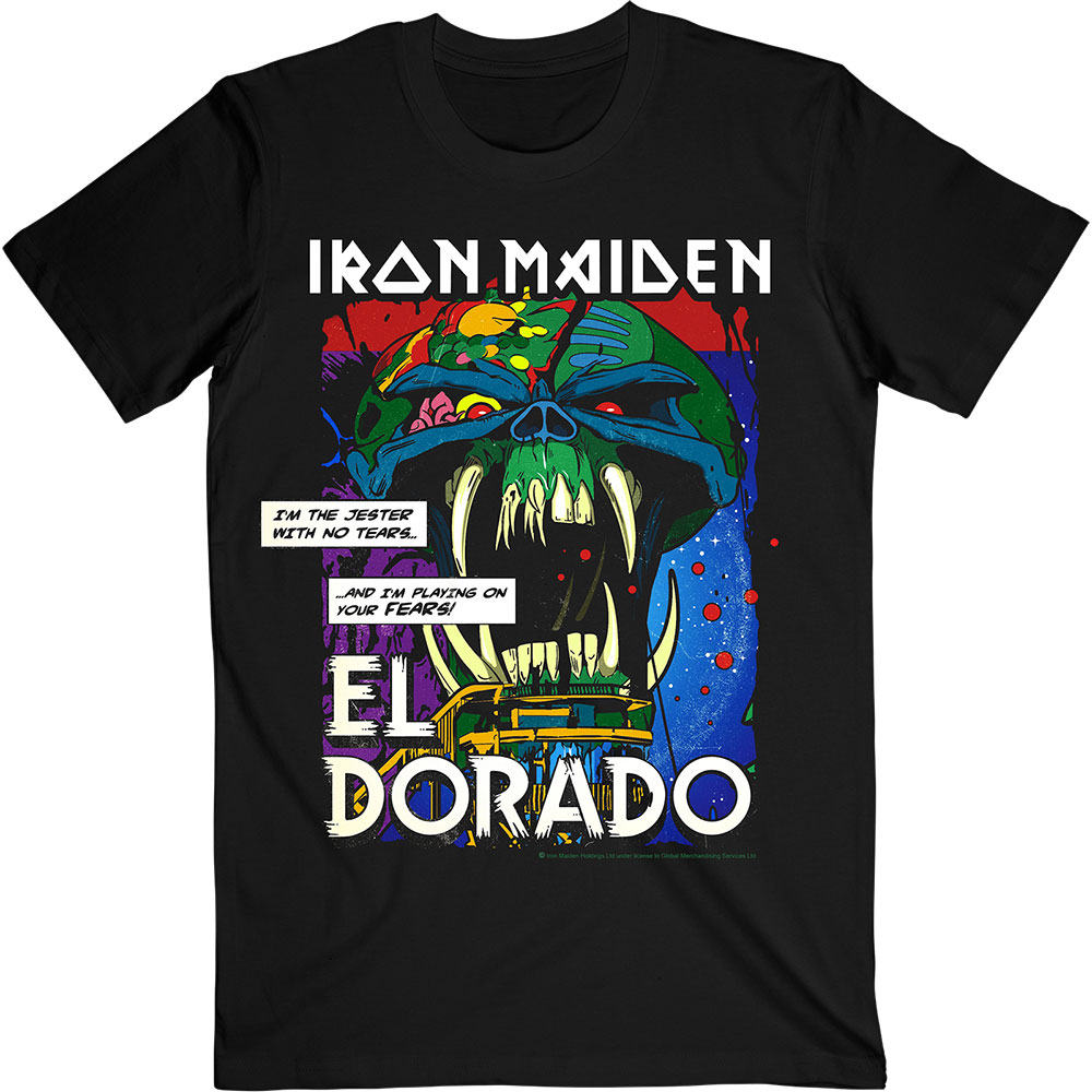 Iron Maiden tričko El Dorado Čierna M