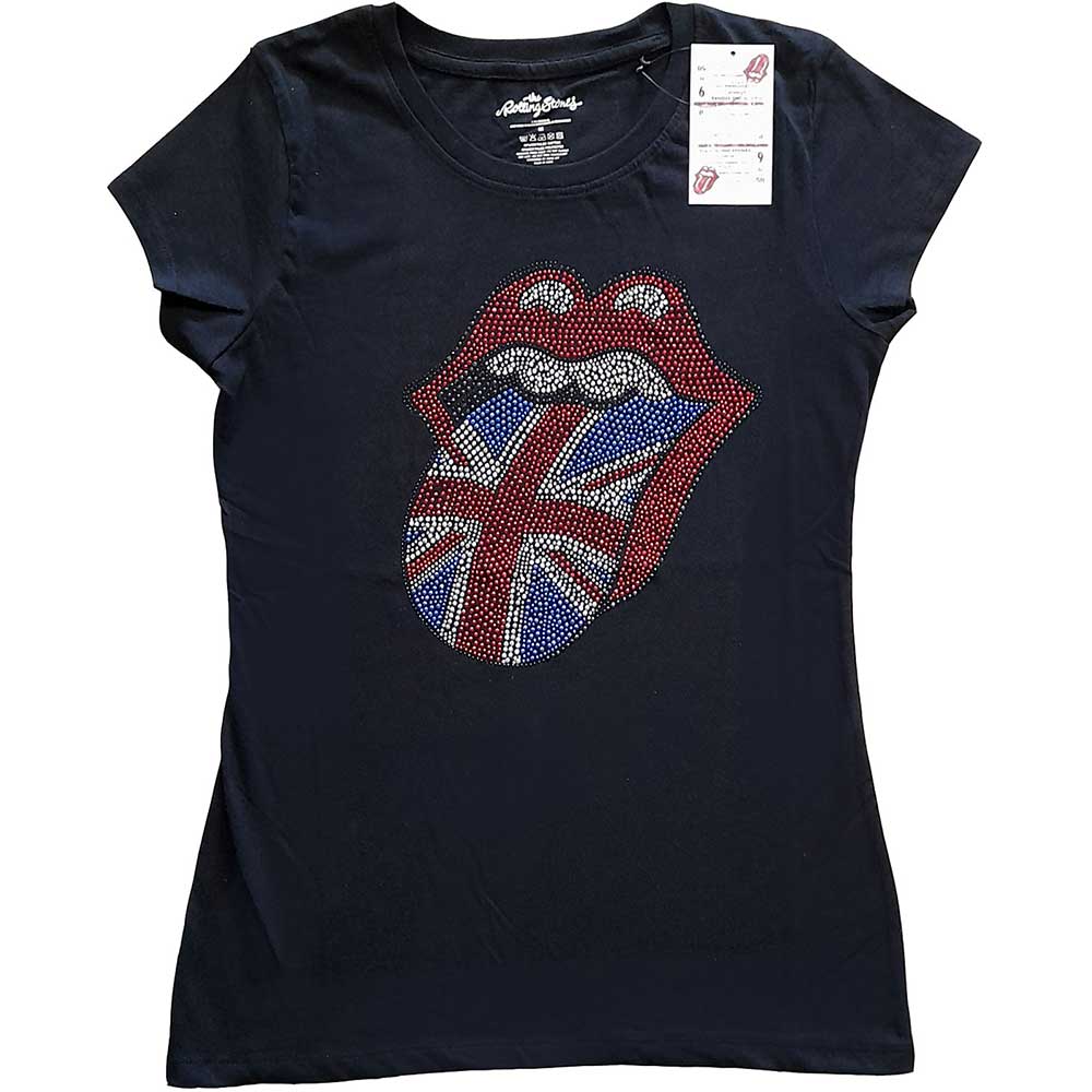The Rolling Stones tričko Classic UK Čierna L