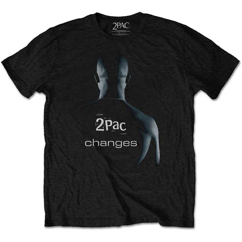 2Pac tričko Changes Čierna XL