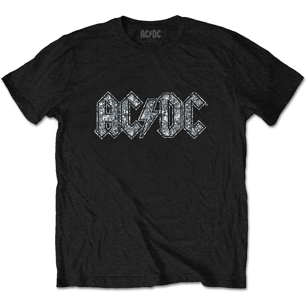 AC/DC tričko Logo Čierna XL