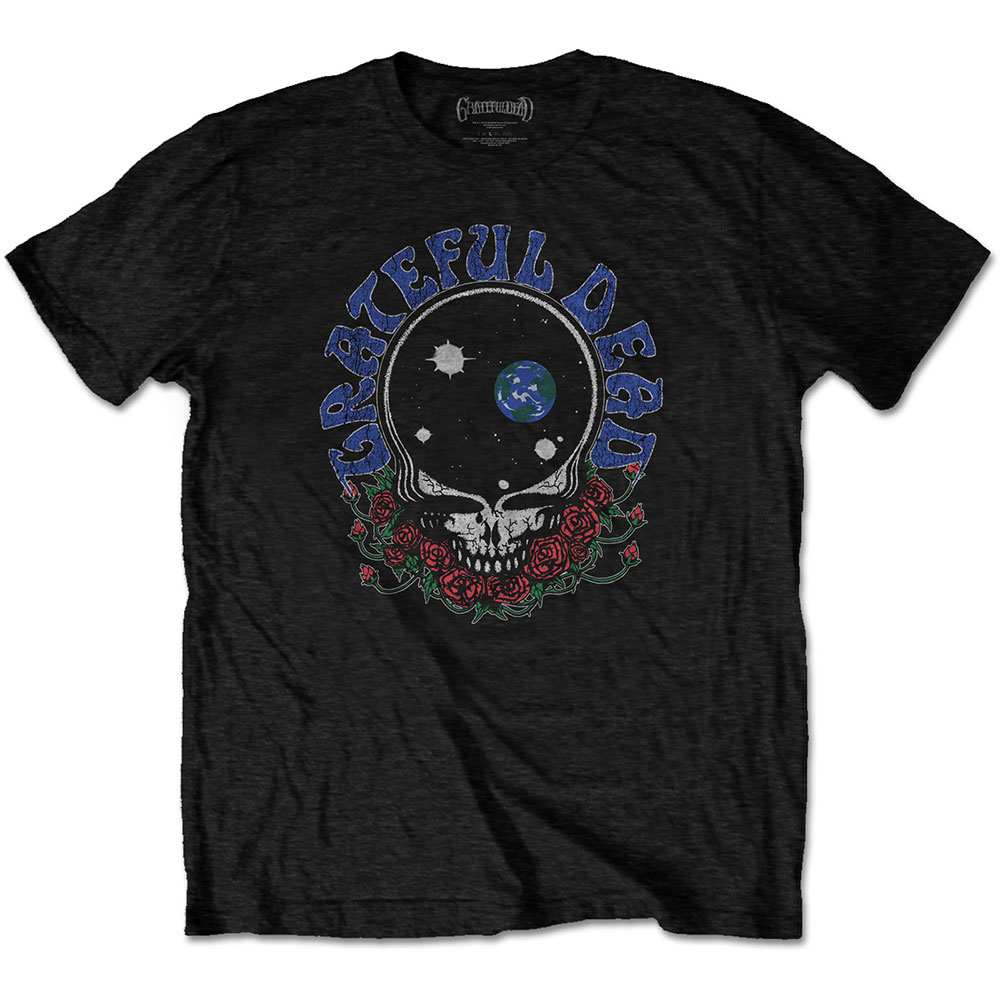 Grateful Dead tričko Space Your Face & Logo Čierna XXL