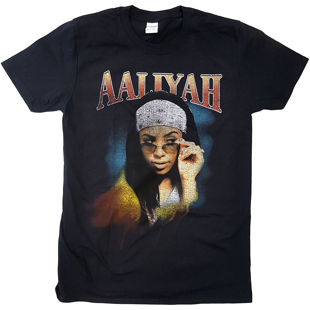 Aaliyah tričko Trippy Čierna L