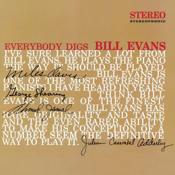EVANS, BILL - EVERYBODY DIGS BILL EVANS, Vinyl