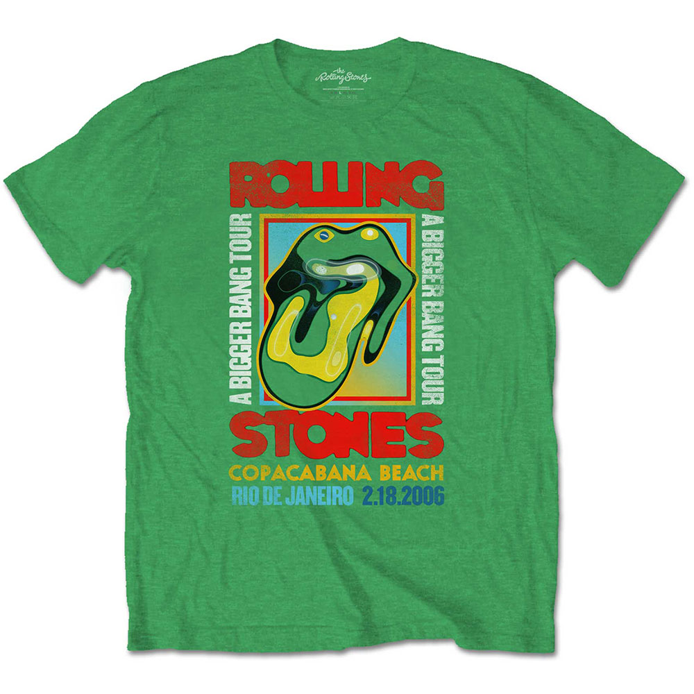 The Rolling Stones tričko Copacabana Green Zelená S