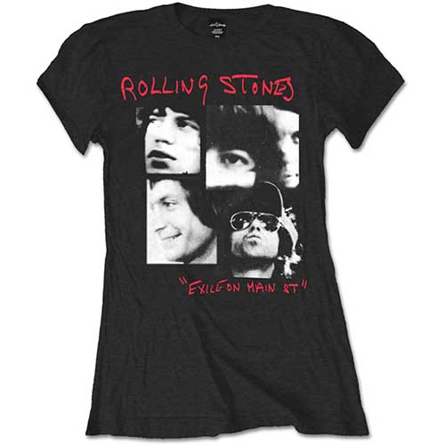 The Rolling Stones tričko Photo Exile Čierna XL