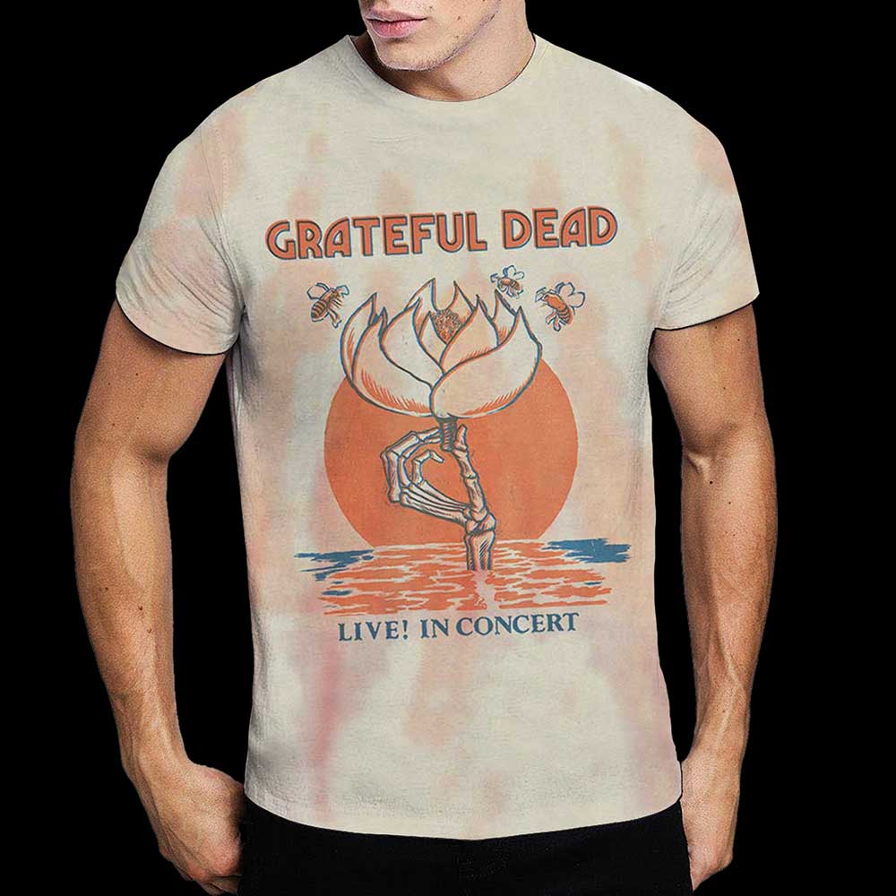 Grateful Dead tričko Sugar Magnolia Biela S
