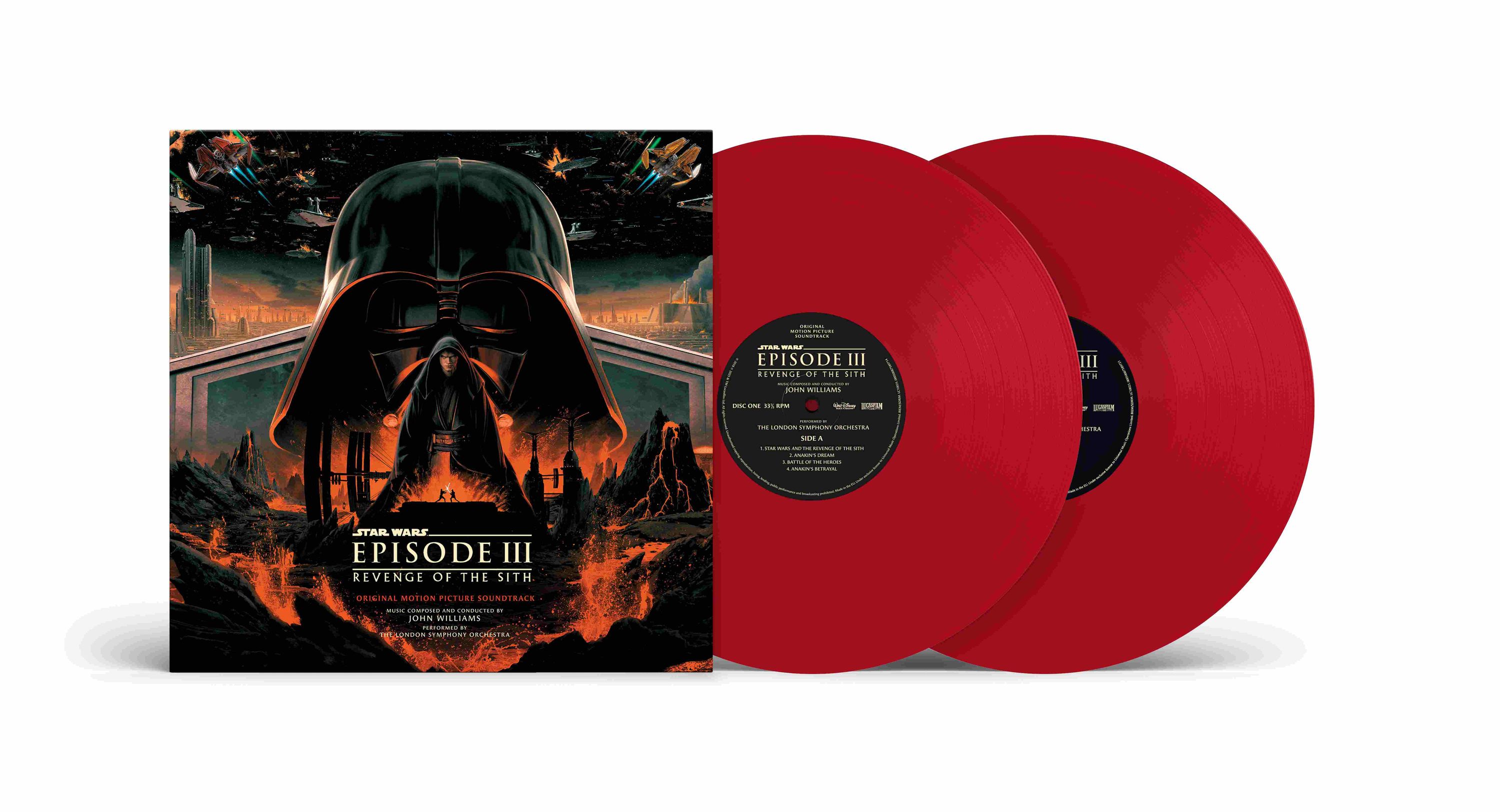 E-shop Soundtrack (John Williams) - Star Wars: Revenge Of The Sith (Red) 2 LP