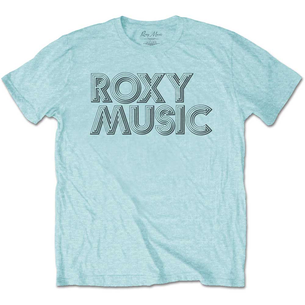 Roxy Music tričko Disco Logo Modrá L