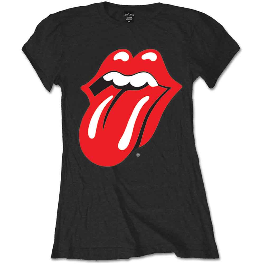 The Rolling Stones tričko Classic Tongue Čierna XL