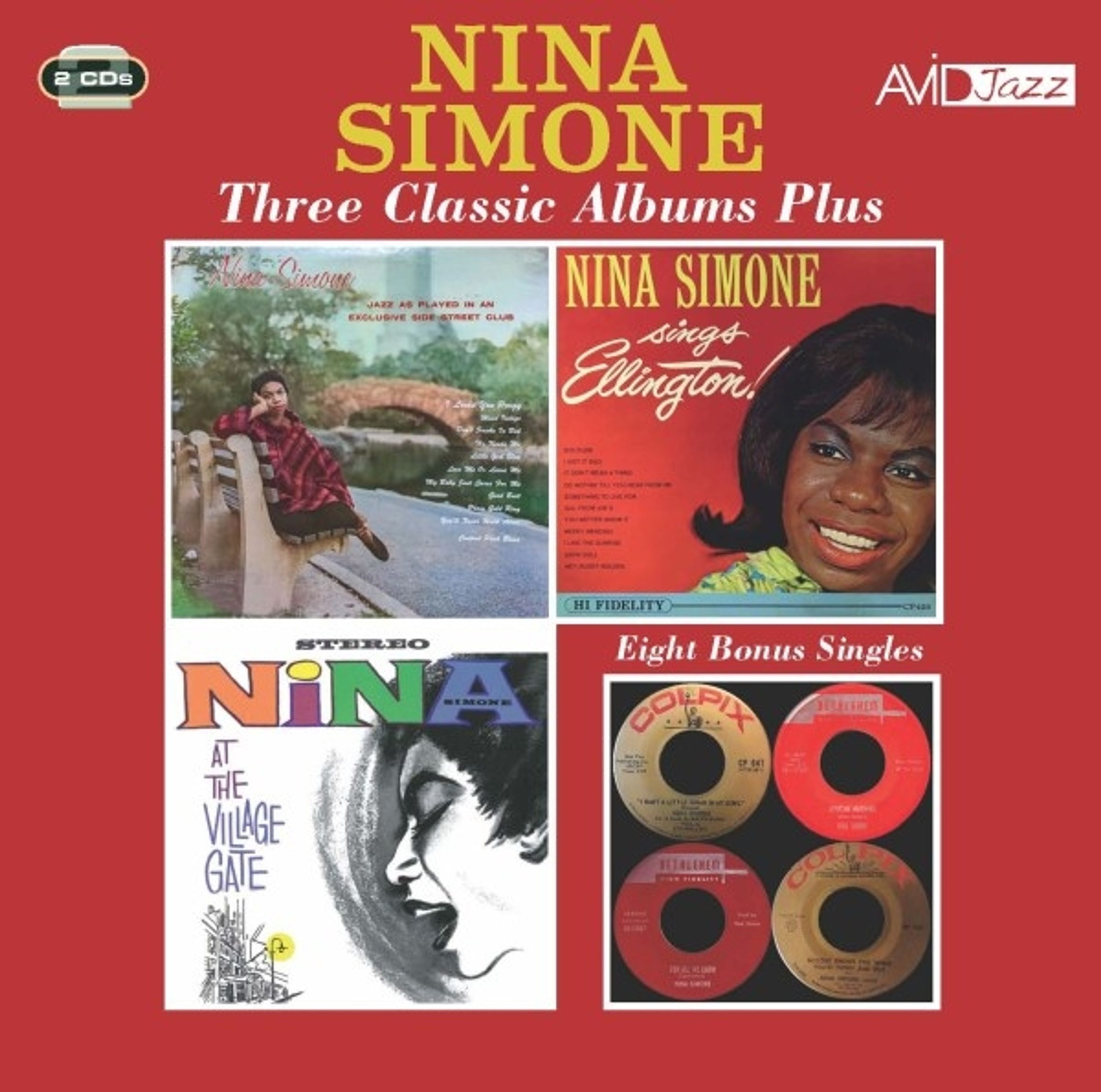 E-shop Three Classic Albums Plus (Little Girl Blue / Sings Ellington / At The Village Gate) (Box Set)