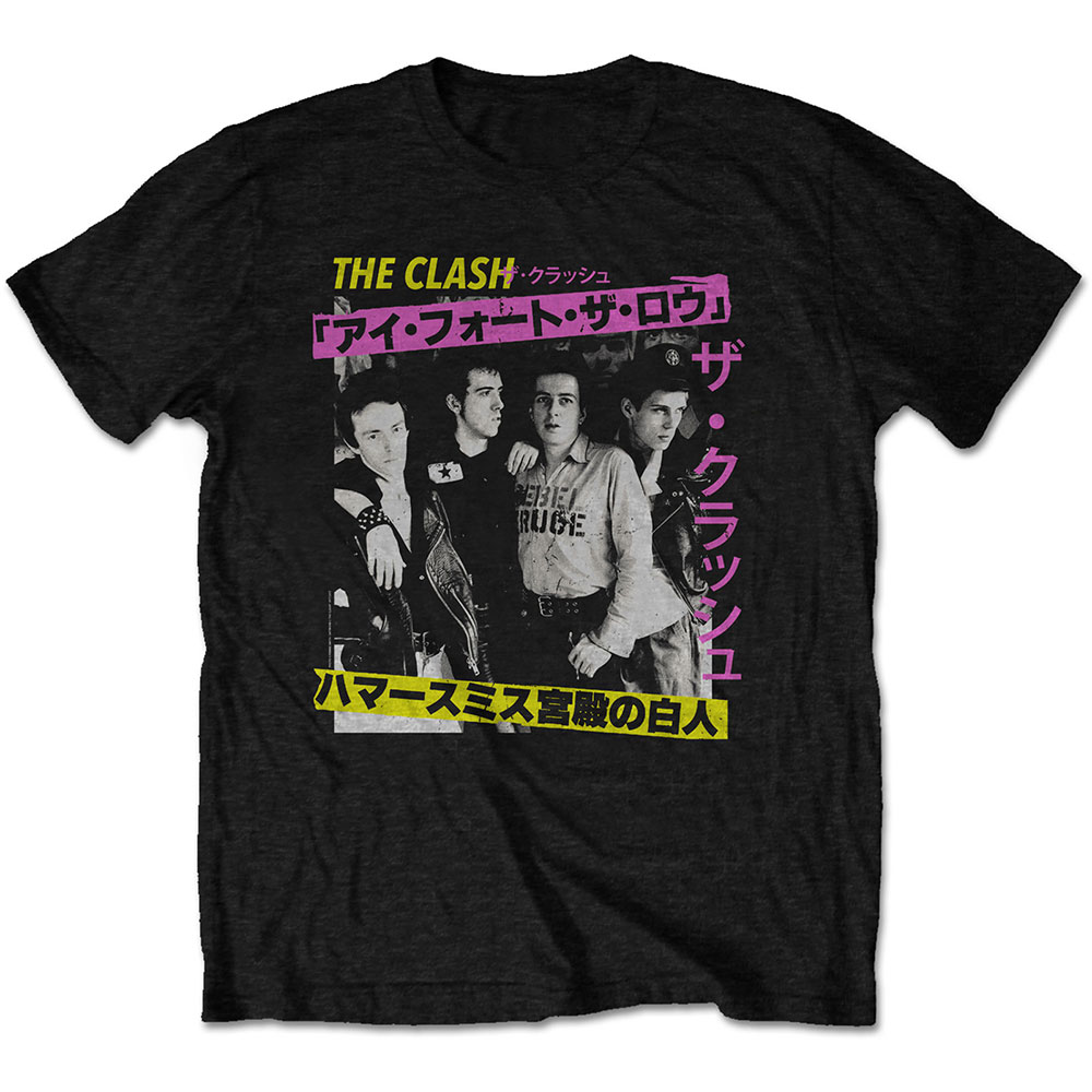 The Clash tričko London Calling Japan Photo Čierna XXL