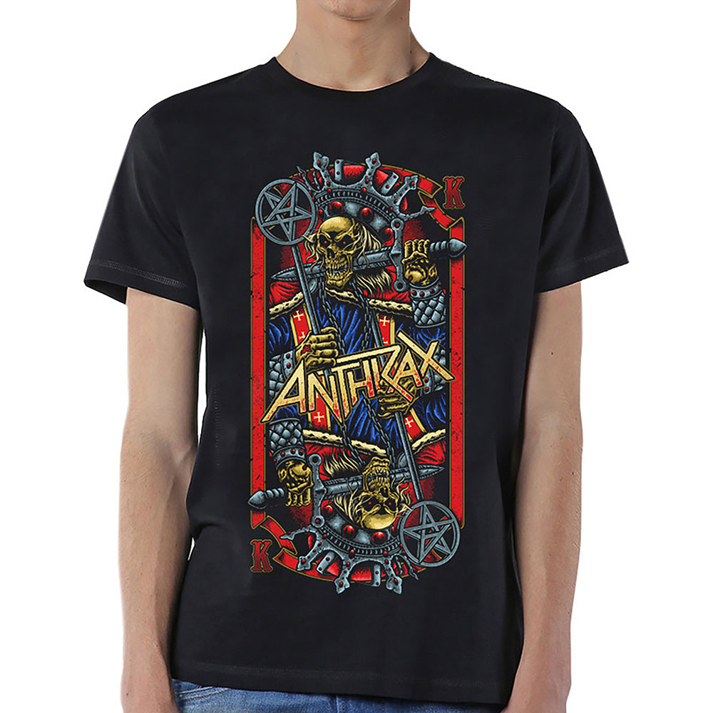 Anthrax tričko Evil King Čierna XXL