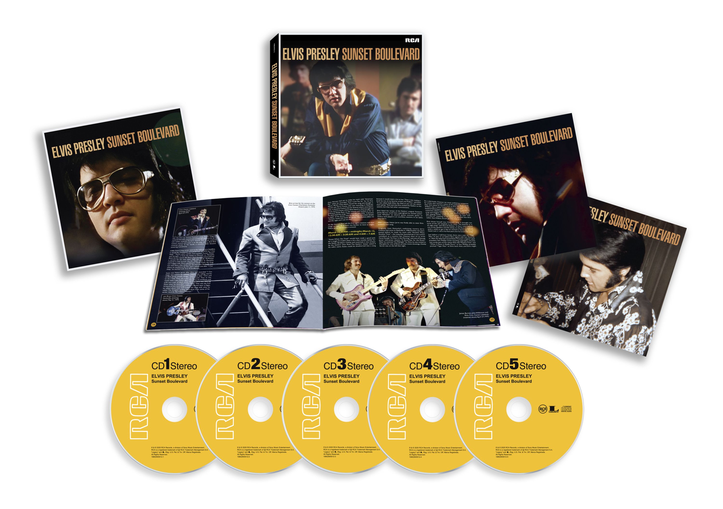 E-shop PRESLEY, ELVIS - Sunset Boulevard (5CD)