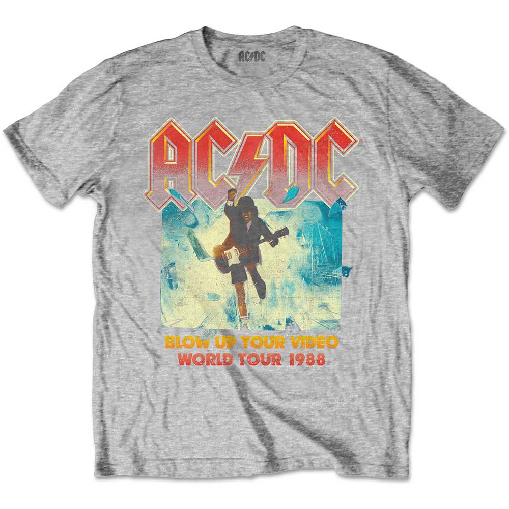 AC/DC tričko Blow Up Your Video Šedá 7-8 rokov